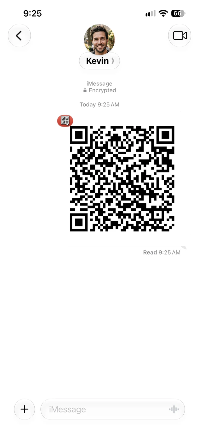 A code in a conversation